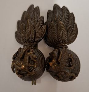 Royal Welch Fusiliers Officers Collar Badge Firmin
