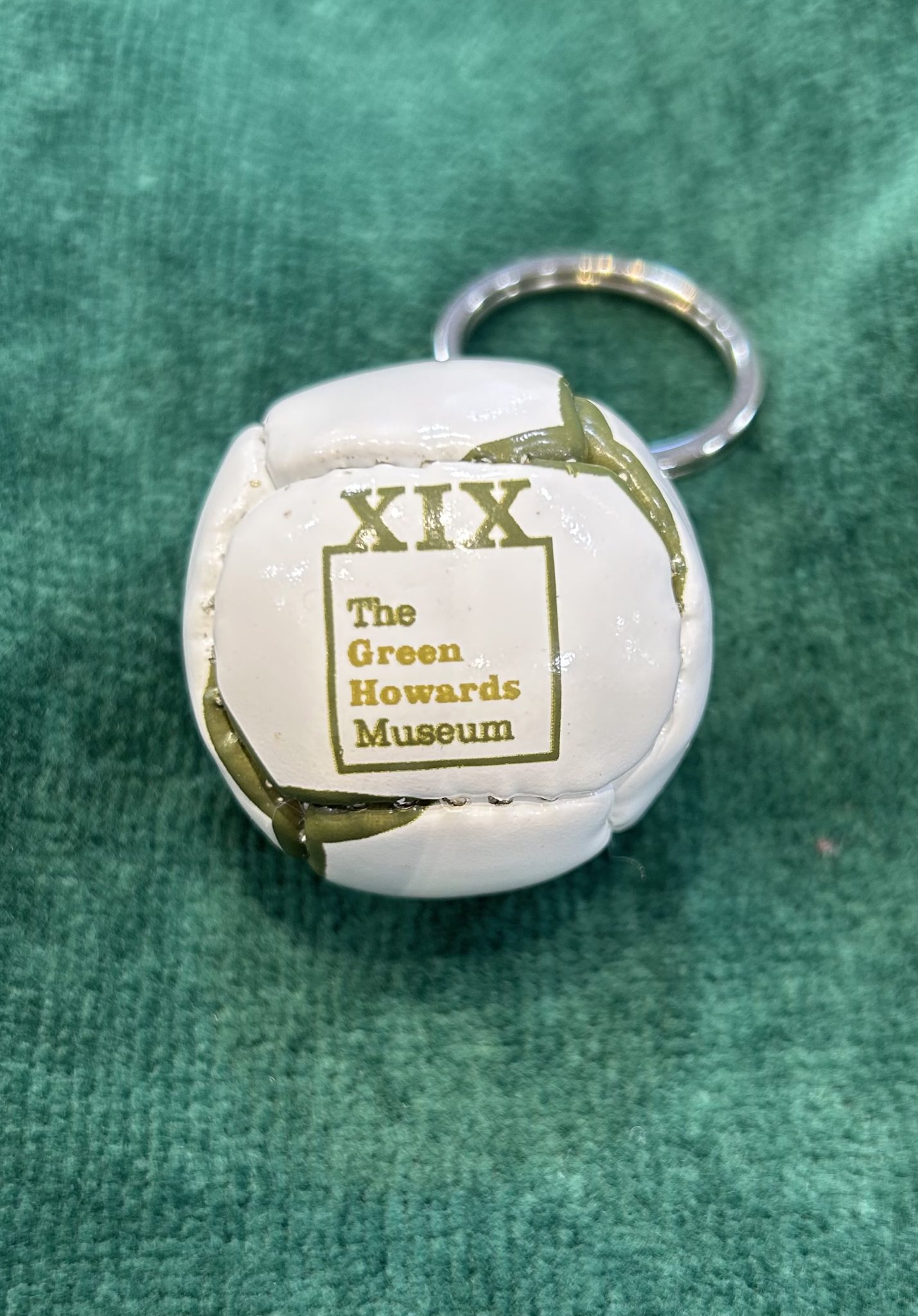 Green Howards Museum Football Keyring